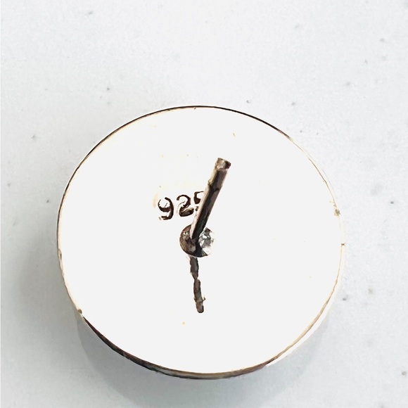 Shiva Eye Stud Earrings 925 Silver Stamped - Picture 2 of 2